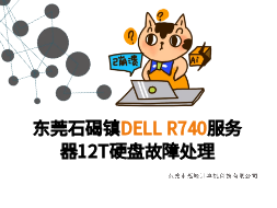 【东莞石碣】戴尔R740服务器维修raid硬盘问题